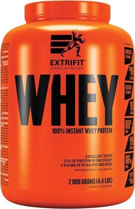 Extrifit 100% Whey Protein 2000 g borůvka