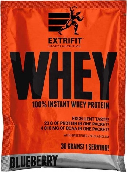 Extrifit 100% Whey Protein 30g borůvka