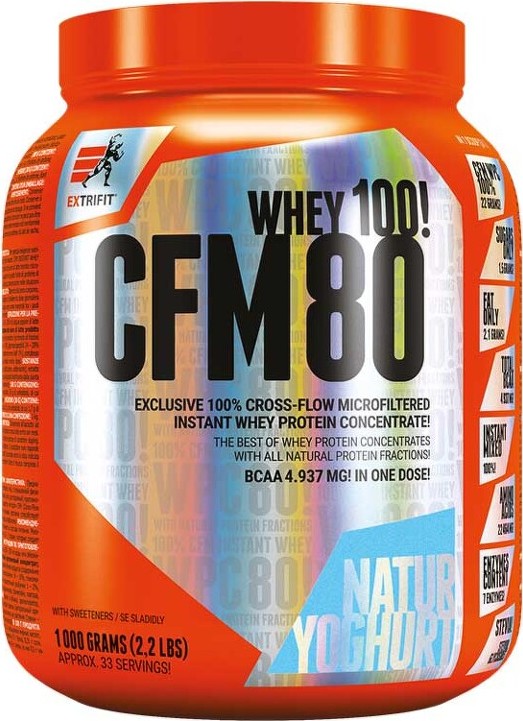 Extrifit CFM Instant Whey 80 1000g natur yoghurt