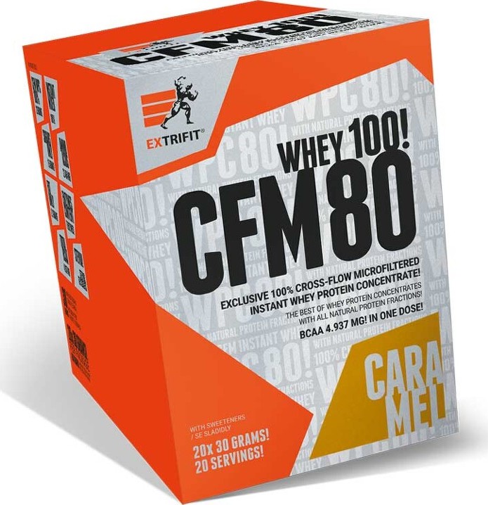 Extrifit CFM Instant Whey 80 20 x 30g caramel