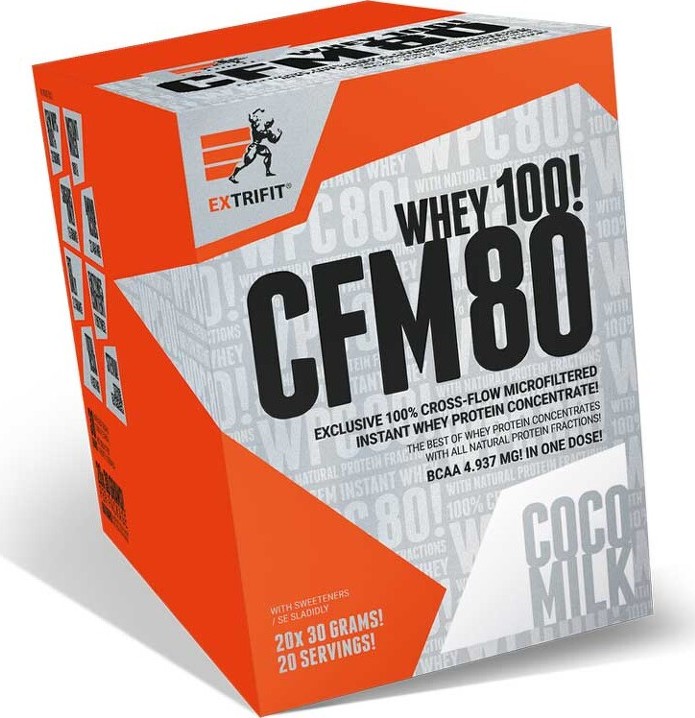 Extrifit CFM Instant Whey 80 20 x 30g coconut milk