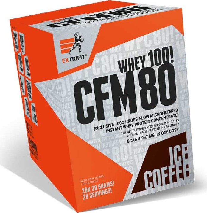 Extrifit CFM Instant Whey 80 20 x 30g ice coffee