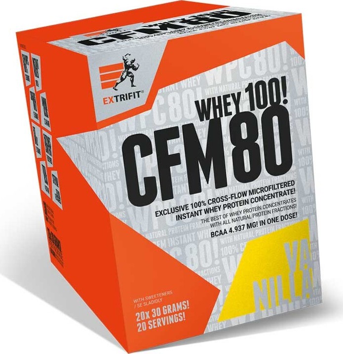 Extrifit CFM Instant Whey 80 20 x 30g vanilla