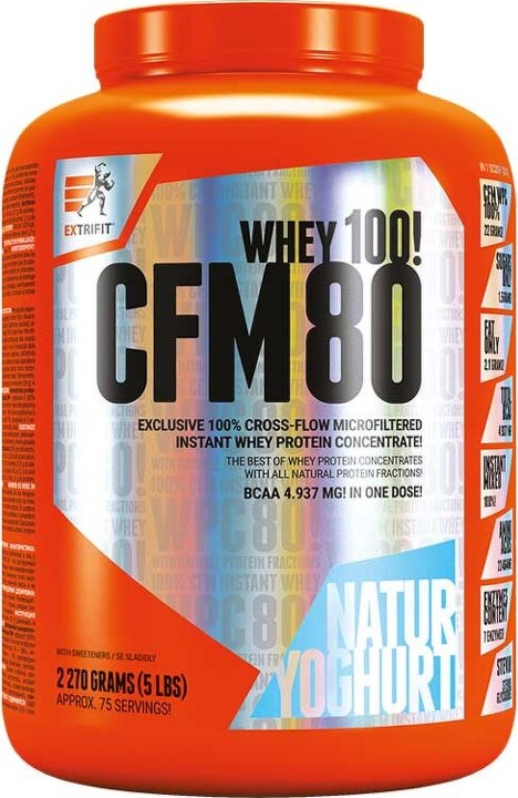 Extrifit CFM Instant Whey 80 2270g natur yoghurt