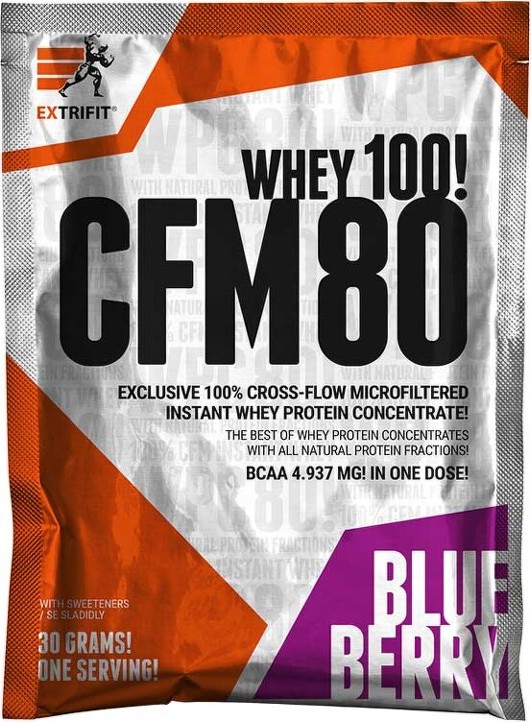 Extrifit CFM Instant Whey 80 30g blueberry