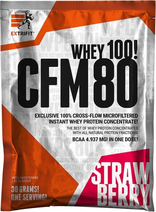 Extrifit CFM Instant Whey 80 30g strawberry