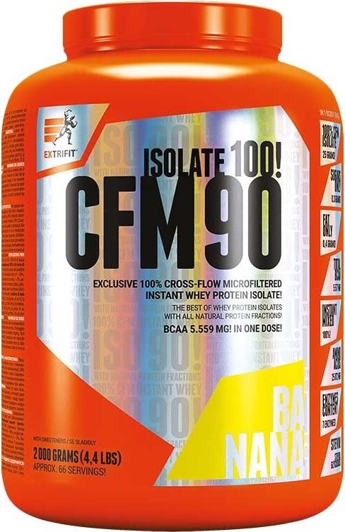 Extrifit CFM Instant Whey Isolate 90 banán 2000 g