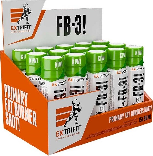 Extrifit FB-3! Fat Burner Shot 15x90 ml kiwi