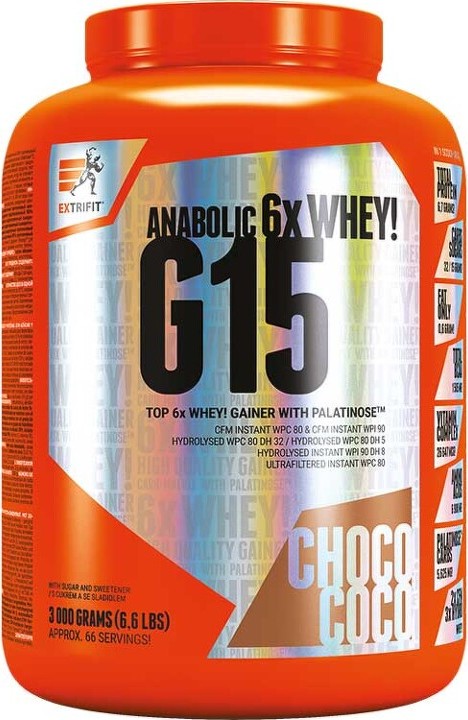 Extrifit G 15 gainer 3000g choco coco