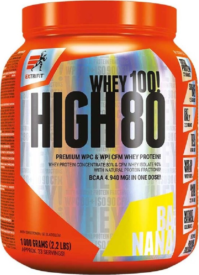 Extrifit High Whey 80 1000g banán