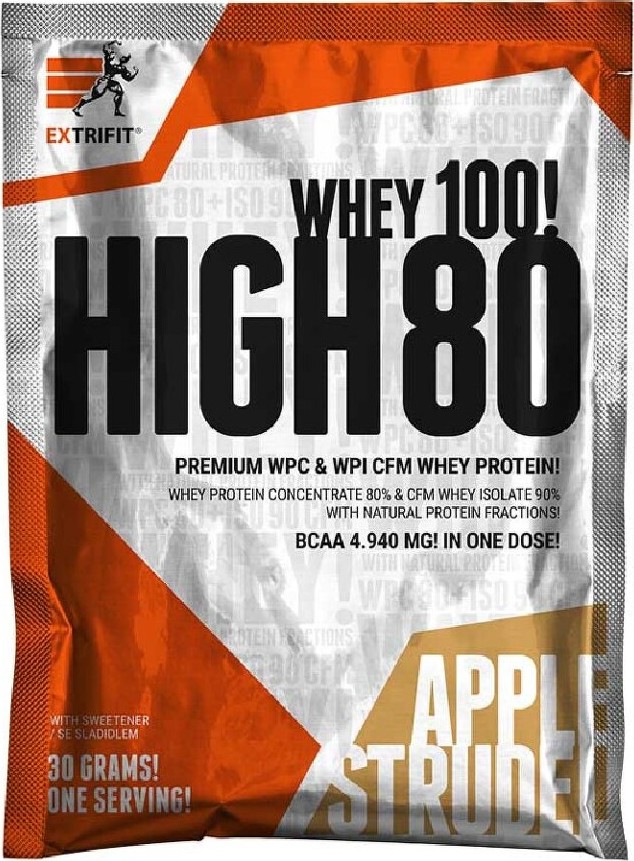 Extrifit High Whey 80 30g jablečný závin