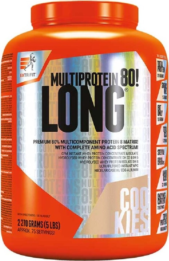 Extrifit Long 80 Multiprotein 2270g cookies