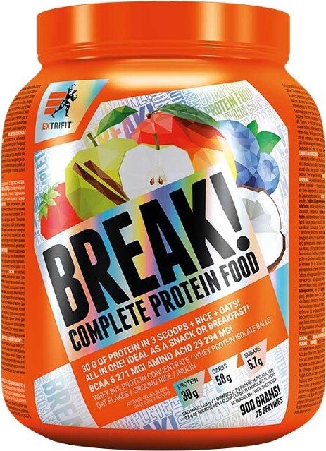 Extrifit Protein Break! 900 g čokoláda