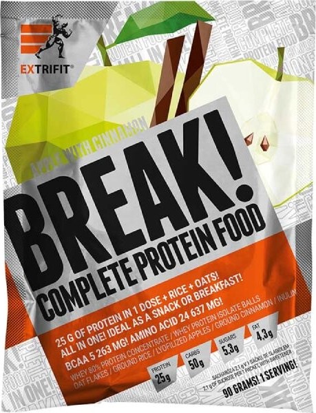 Extrifit Protein Break! 90g jablko se skořicí