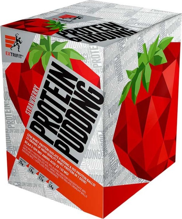 Extrifit Protein Pudding 10 x 40g strawberry