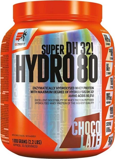 Extrifit Super Hydro 80 DH32 čokoláda 1000 g