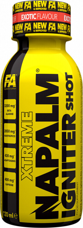 Fitness Authority Xtreme Napalm Igniter Shot 120ml passion fruit NEW