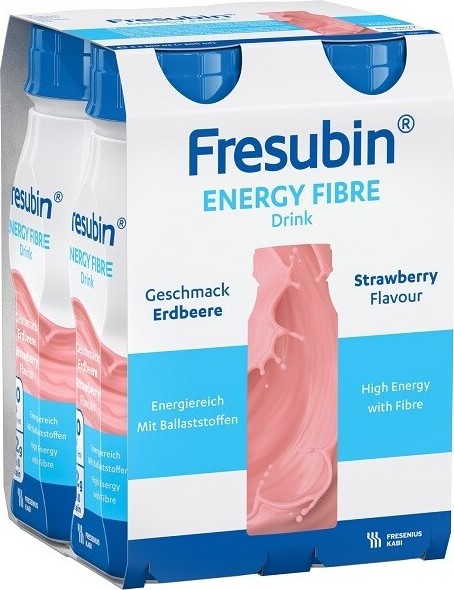 FRESUBIN ENERGY FIBRE JAHODA POR POR SOL 4X200ML