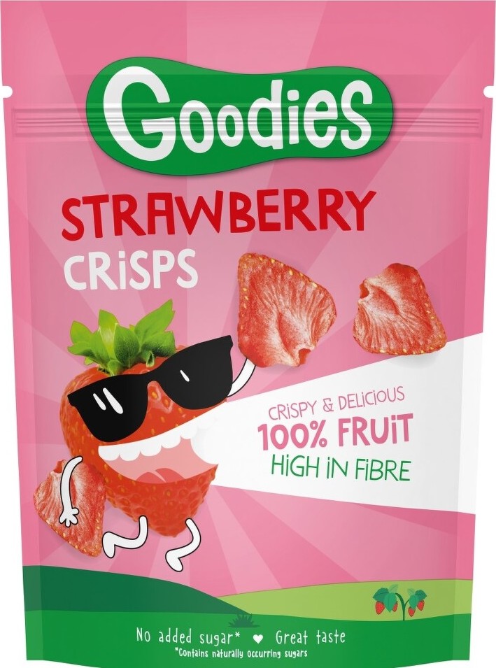 Goodies 100% jahodové plátky 12g
