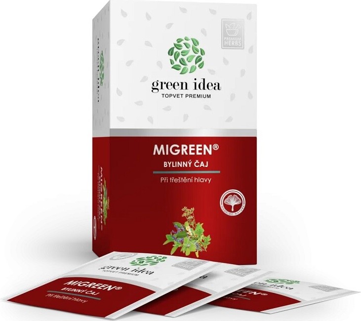 Green idea čaj bylinný Migreen 20x1.5g