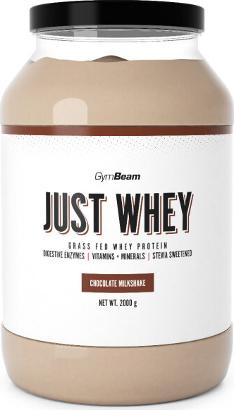 GymBeam Just Whey protein chocolate milkshake 2000g