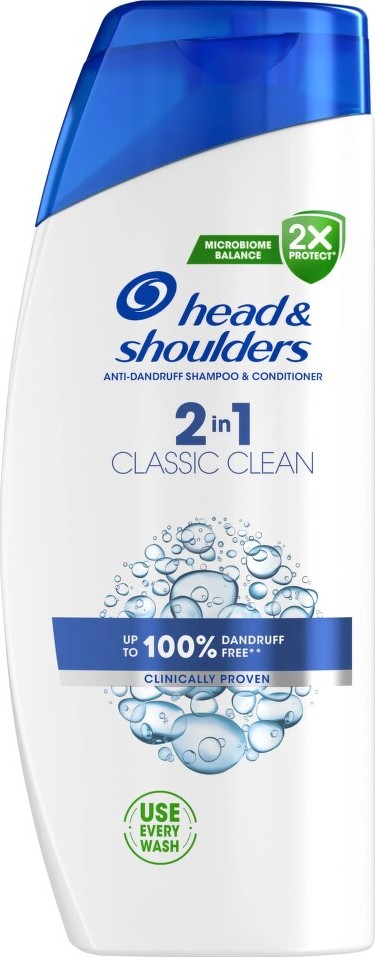 Head & Shoulders Classic Clean 2v1 Šampon a balzám na vlasy 625ml