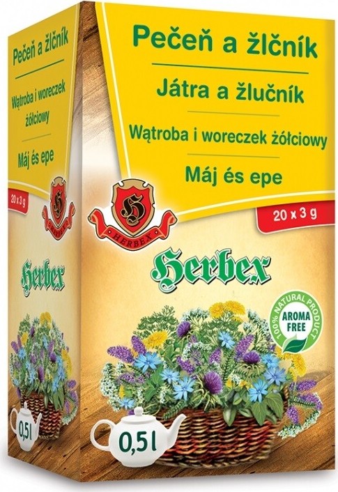 HERBEX Játra a žlučník n.s.20x3g