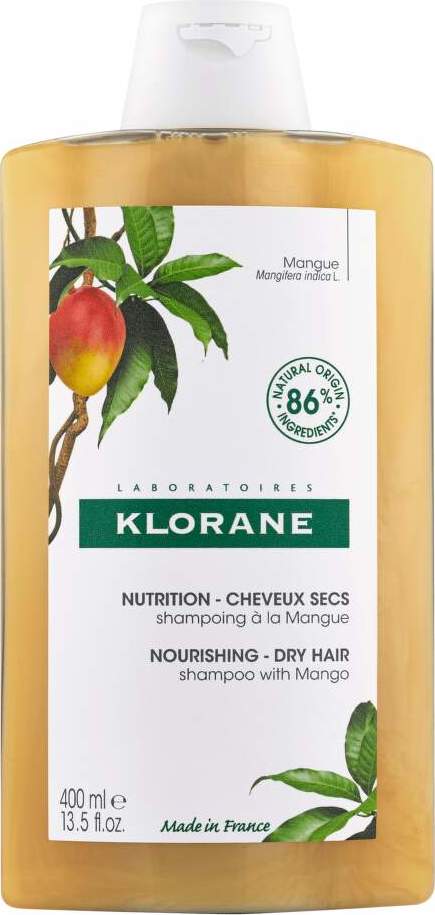 KLORANE Šampon mango na suché vlasy 400ml