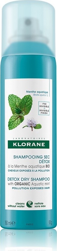 KLORANE Suchý šampon máta vodní-detox 150ml