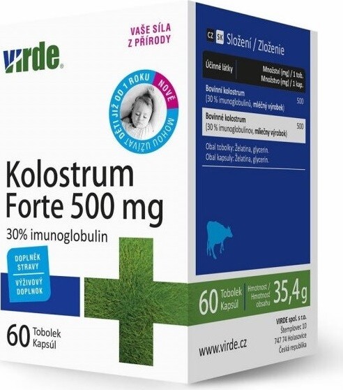 Kolostrum Forte 500mg tbl.60