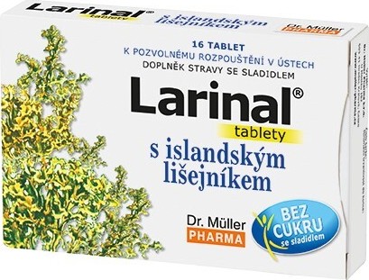 Larinal s islandským lišejníkem tbl.16 Dr.Müller