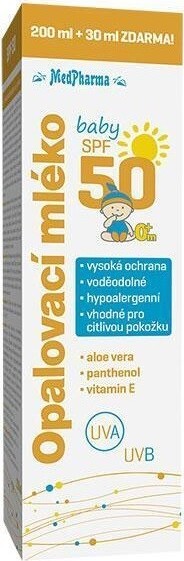 MedPharma Opal.mléko SPF50 baby 200ml+30ml ZDARMA