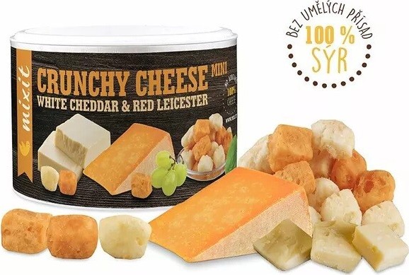 Mixit Křupavý sýr - White Cheddar & Red Leicester 70 g