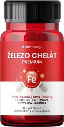 MOVit Železo Chelát Premium cps.30