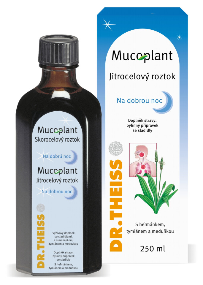 Mucoplant Jitrocelový roztok Na dobrou noc 100ml