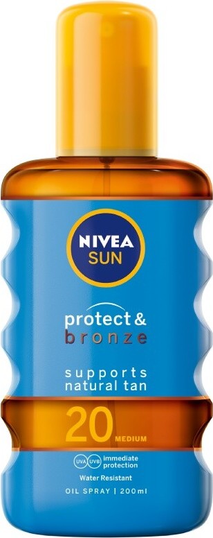 NIVEA SUN opalovací olej OF20 200ml 86037