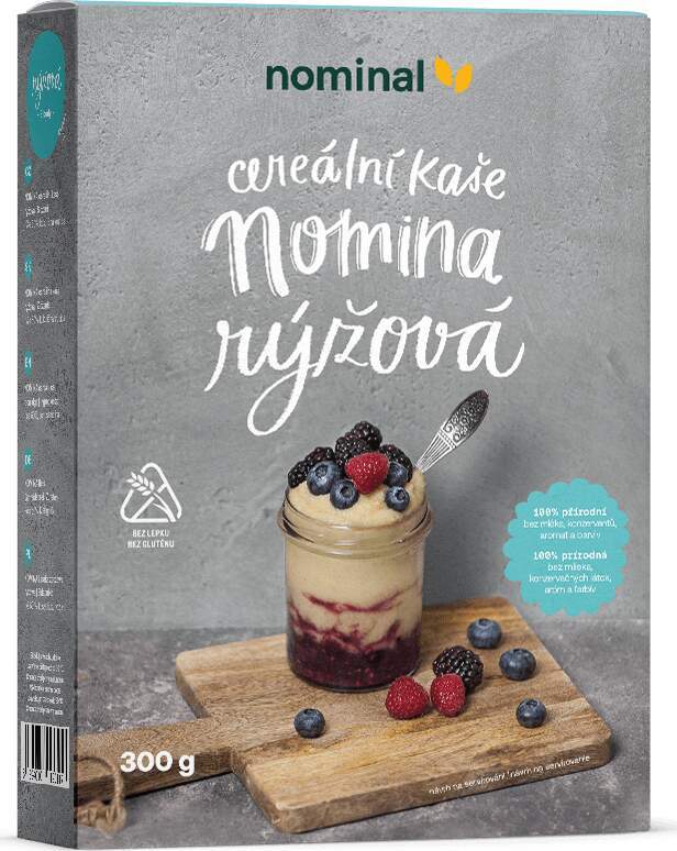 Nomina rýžová cereální kaše bez lepku 300g