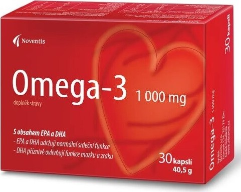 Noventis Omega 3 1000 mg 30 kapslí