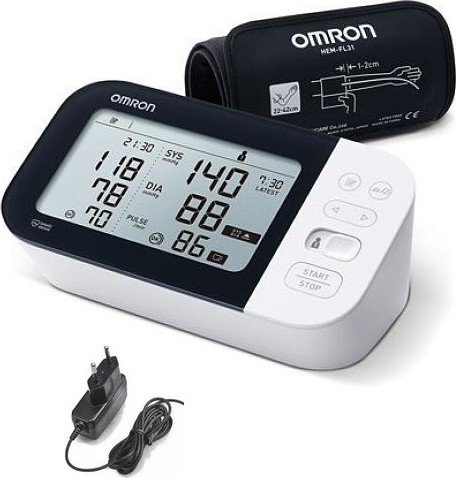 OMRON M7 Intelli IT s AFIB a bluetooth připojením +ZDROJ (SET)