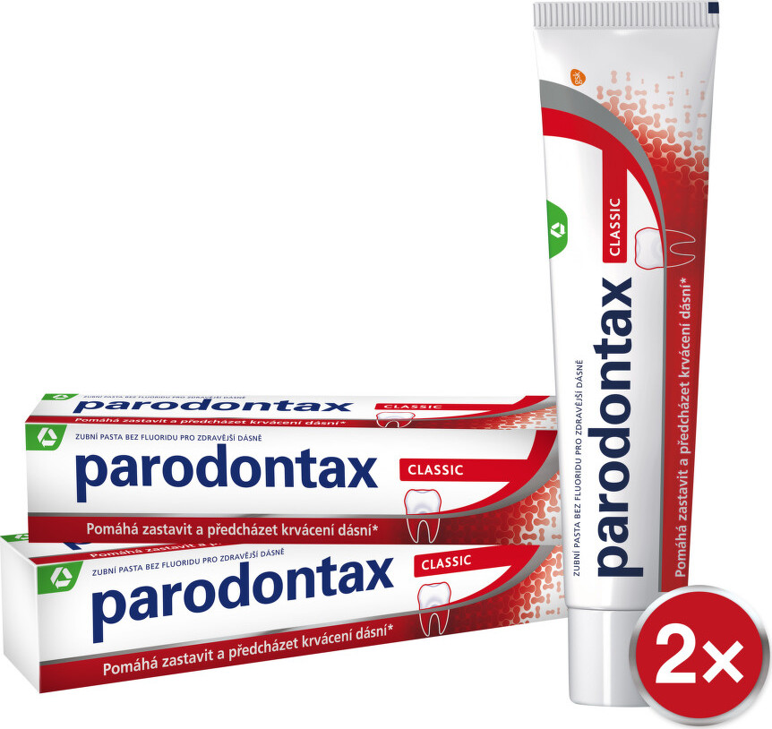 Parodontax Classic zubní pasta 75ml - balení 2 ks