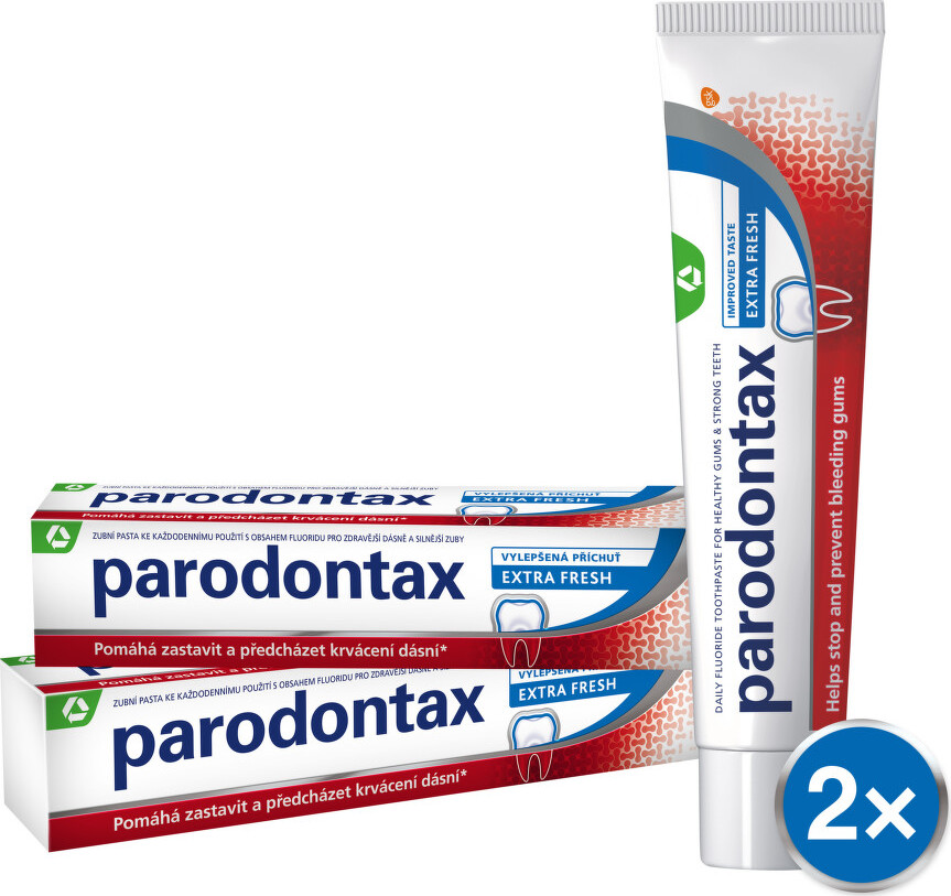 Parodontax Extra Fresh zubní pasta 75ml - balení 2 ks