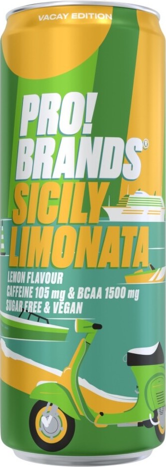 ProBrands BCAA Drink 330ml citron (Sicily Limonata)