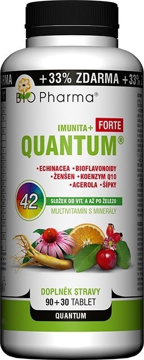 QUANTUM Imunita+ Forte 42 složek tbl.90+30 BIO-Ph.