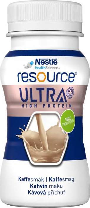 RESOURCE ULTRA + HIGH PROTEIN KÁVOVÁ PŘÍCHUŤ POR SOL 4X125ML