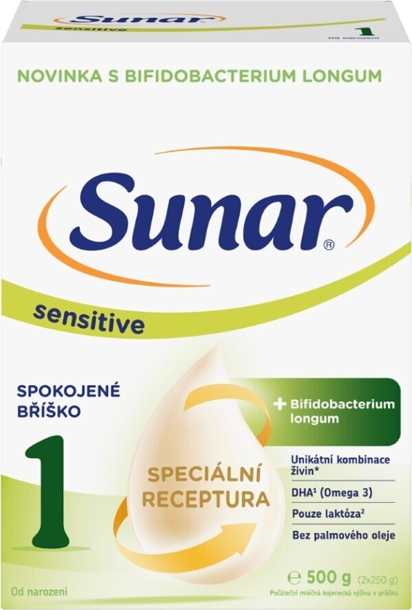 Sunar Sensitive 1 od 0-6m 500g