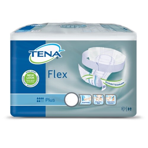 TENA Flex Plus Small - Inkontinenční kalhotky s páskem na suchý zip (30ks)