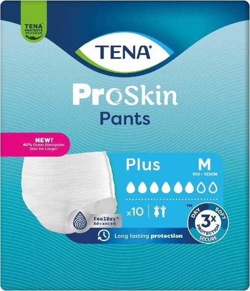 TENA Proskin Pants Plus M Inkontinenční kalhotky 10ks