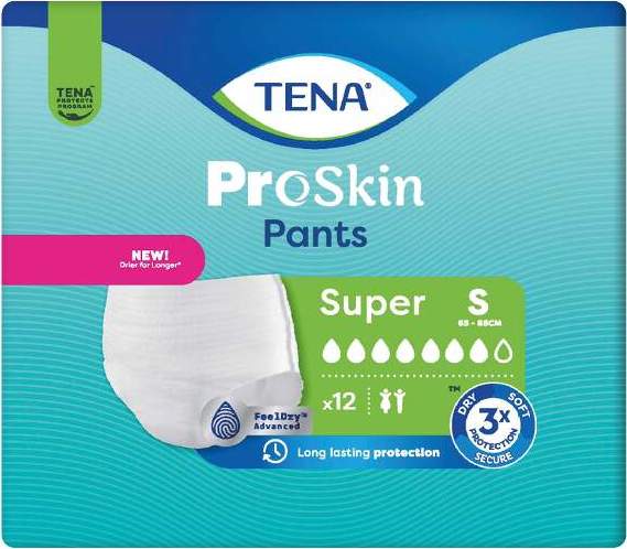 TENA Proskin Pants Super S Inkontinenční kalhotky 12ks