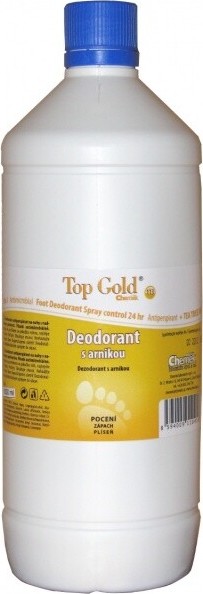 TOP GOLD Deo s arnikou + Tea Tree Oil 1000ml