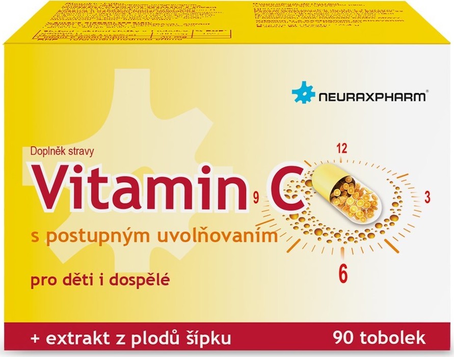 Vitamin C s postupným uvolňováním tob.90